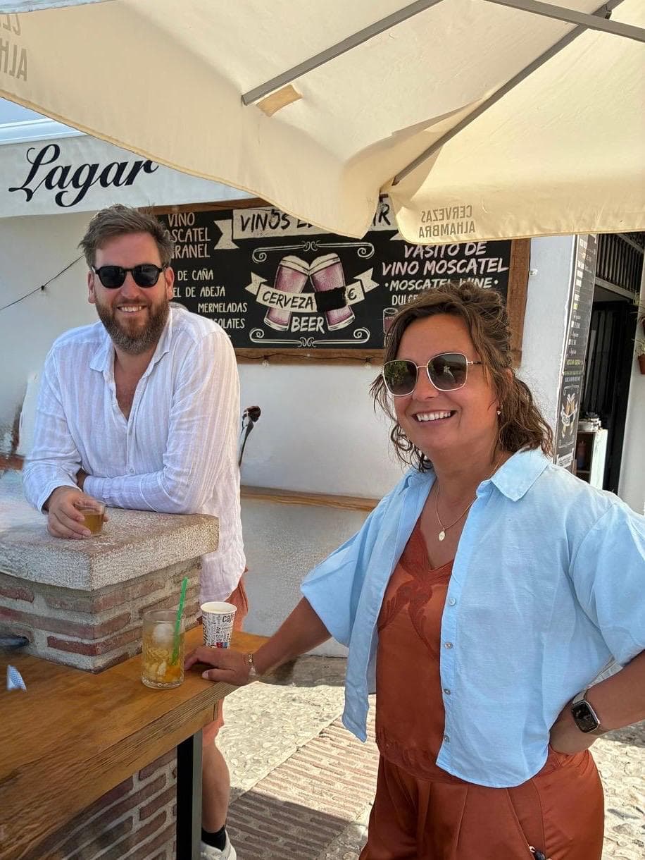 Gido and Ciska, your hosts at Casa Mirador